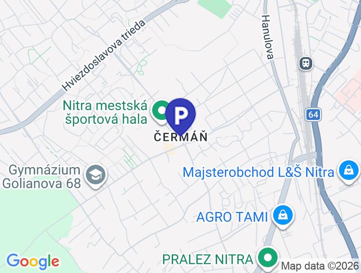 Parkovacie miesto na prenájom v Čermáni Martinák