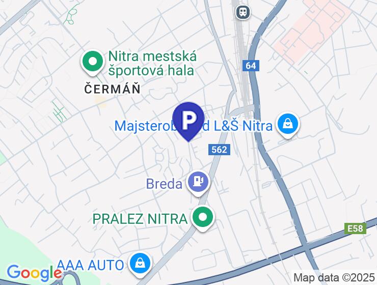 Parkovacie miesto na prenájom v Dúhovom bývaní, Nitra