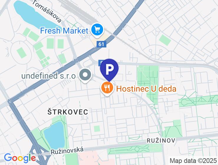 Parkovacie miesto na prenájom v garáži na Tamsikovej 50/E