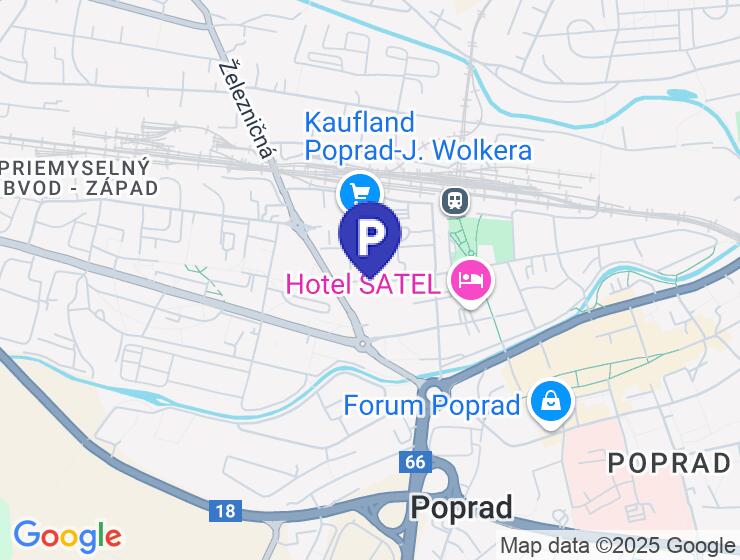 Parkovacie miesto na prenájom v Karpatskej Residence