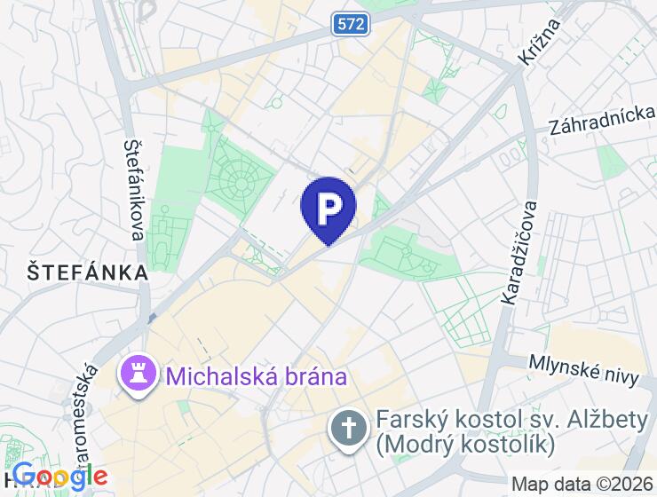 Parkovacie miesto na prenájom v podzemnej garáži na Mickiewiczovej ulici