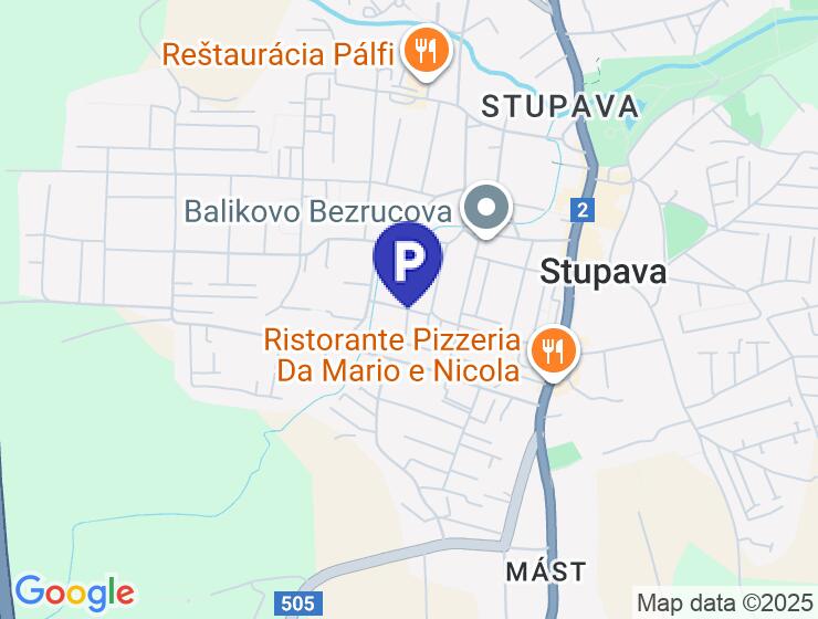 Parkovacie miesto na prenájom v Stupave na Okružnej ulici