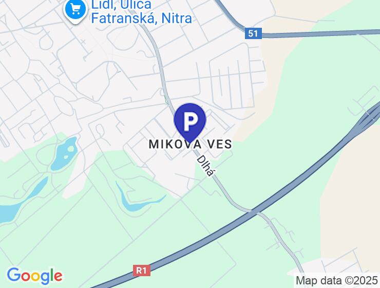Parkovacie miesto Nitra/Mikova Ves (Green Avenue)