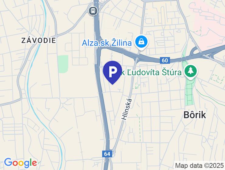 Parkovacie miesto v garážovom dome Hliny VII