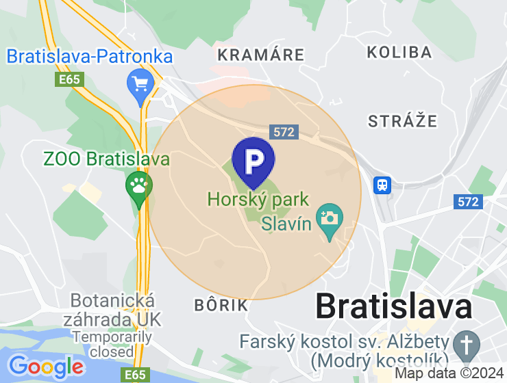 Hľadám parkovacie miesto - Námestie slobody/ Vazovova, BA