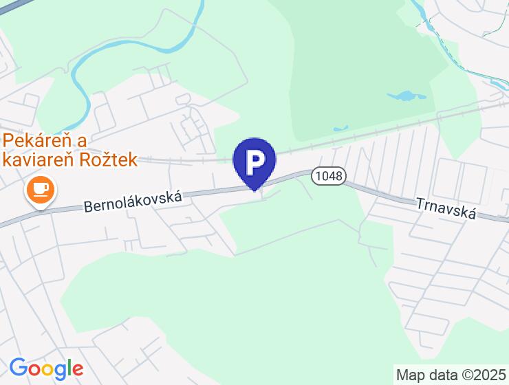 Parkovacie miesto, Bernolákovská - Dubová alej