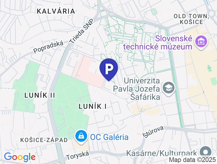 Parkovacie státie na prenájom v Novej Terase, Košice