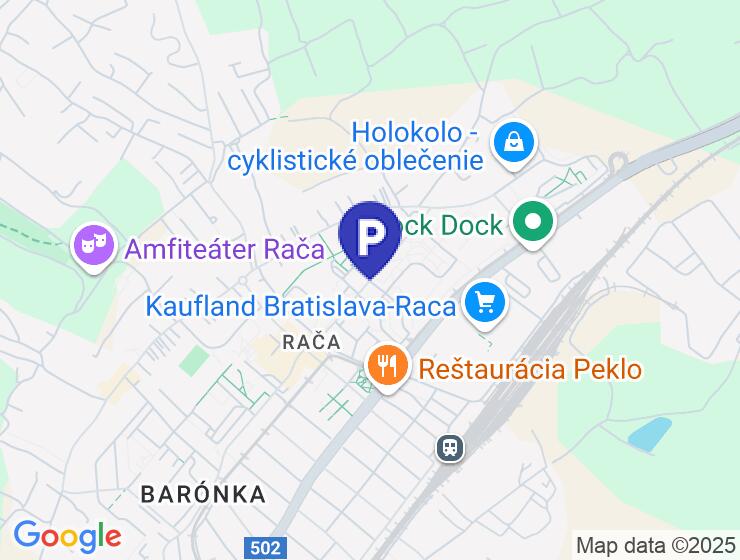 Parkovacie státie na prenájom v Rači - Rustaveliho 4D
