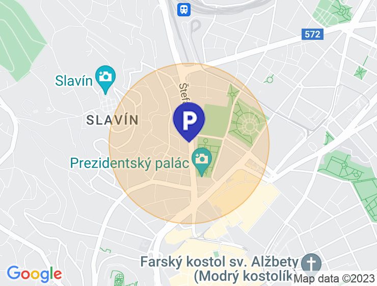 Parkovanie dlhodoby prenajom v okolí stefanikova