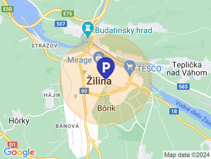 Hľadáme parkovanie pre študenta, Žilina