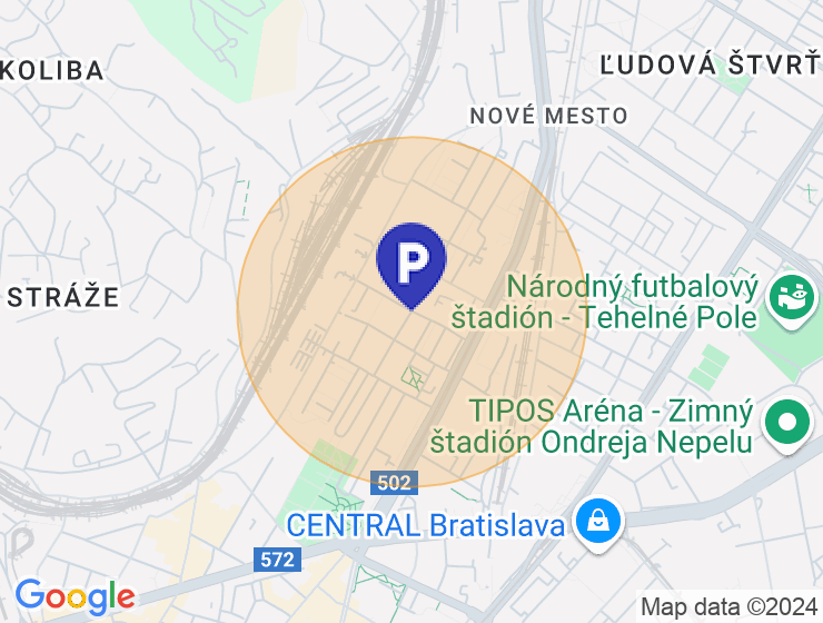 Hľadám parkovanie račianske mýto, BA