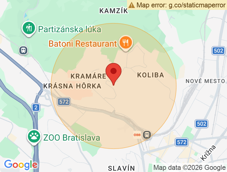 Parkovanie v blizkosti Bárdošova