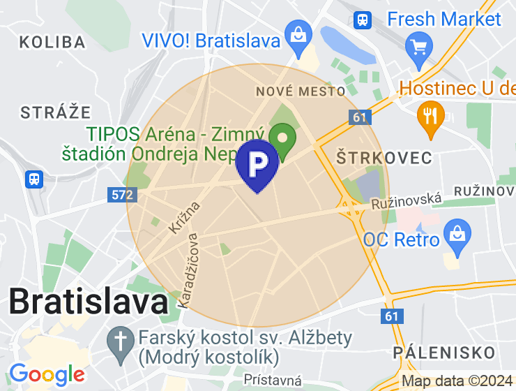 Hladam parkovanie v blízkosti mileticovej, BA