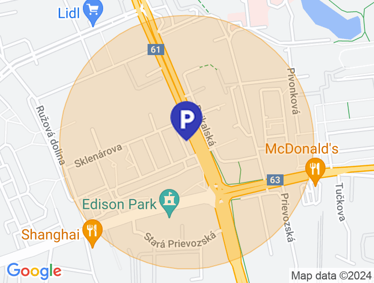 Hľadám parkovanie v okolí Sklenárova/Martinčekova