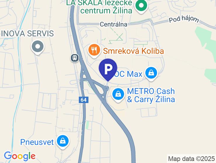 Podzemné garážové miesto v Žiline