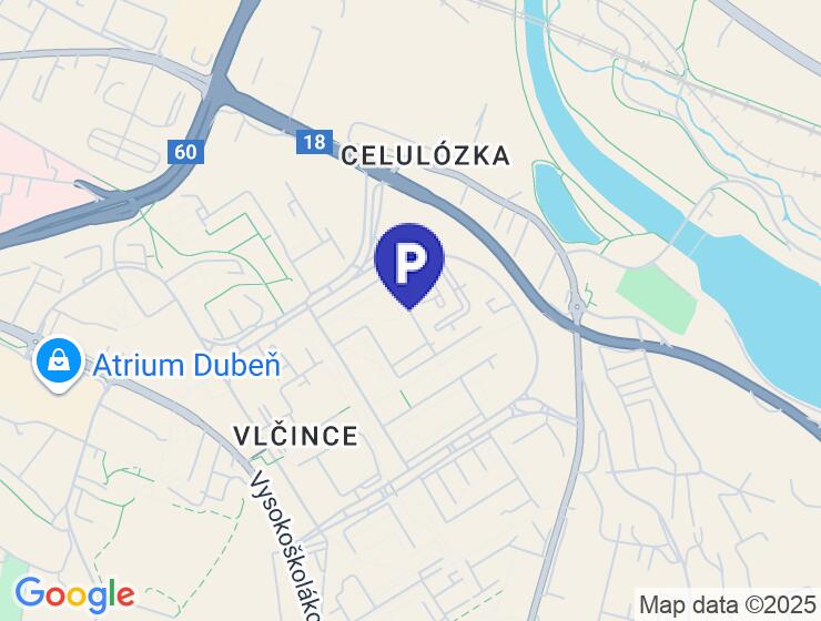 Podzemné parkovacie miesto na prenájom - Zelené Vlčince