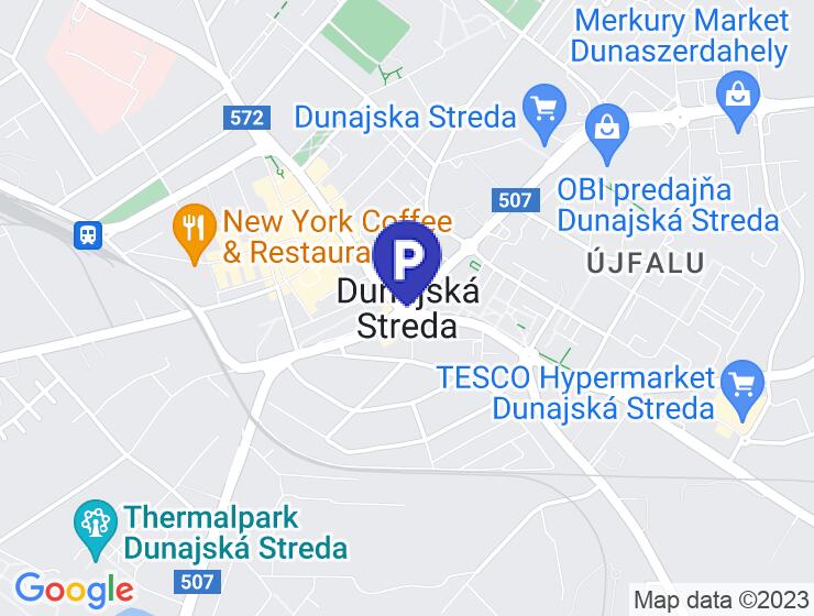Podzemný parking v Dunajskej strede na prenájom