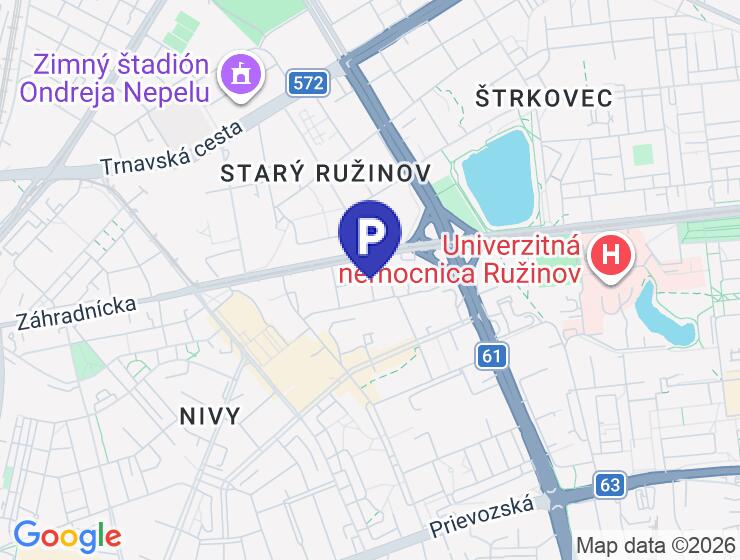 Predaj 2 parkovacích miest v garážovom dome na Mraziarenskej ul., Bratislava – Ružinov