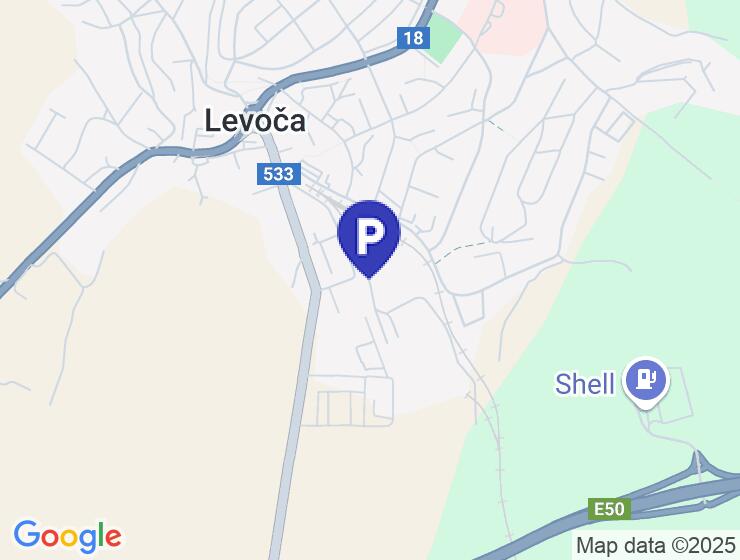 Predaj garáže pre autokaravany s inžinierskymi sieťami v Levoči