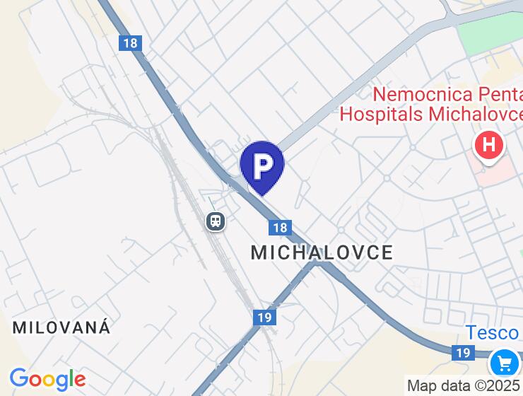 Predaj garáže s elektrickou bránou na Humenskej ulici v Michalovciach