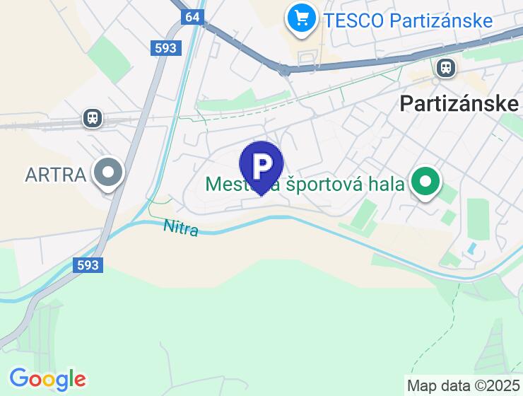 Predaj garáže s montážnou jamou a elektrinou v Partizánskom