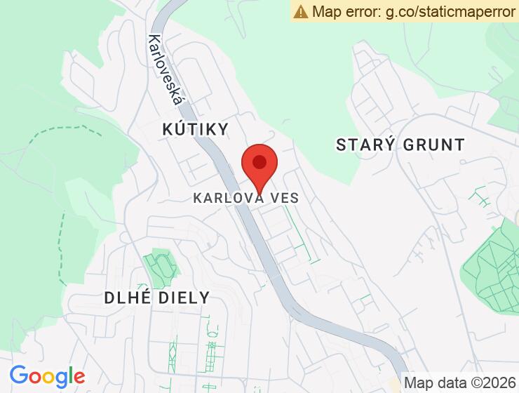 Predaj garáže s pozemkom na Karloveskej ulici