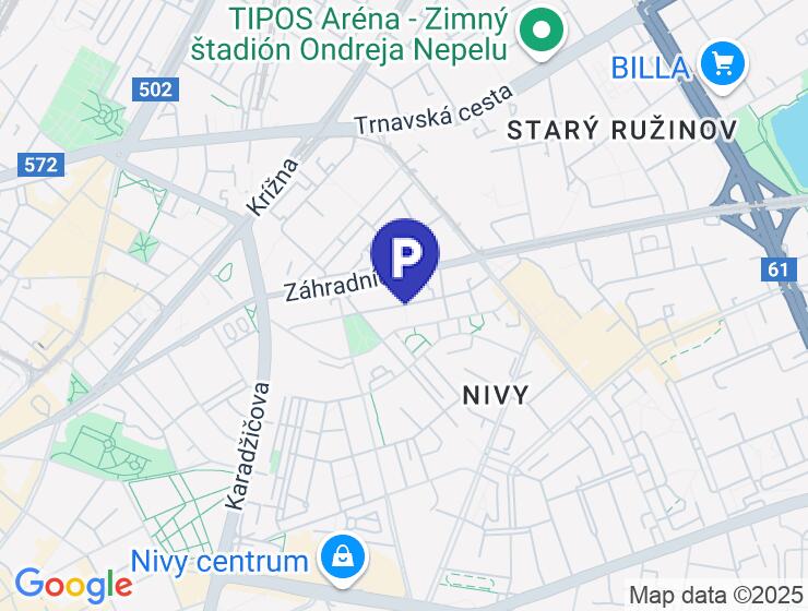 Predaj garáže v centre Bratislavy na Koceľovej ulici