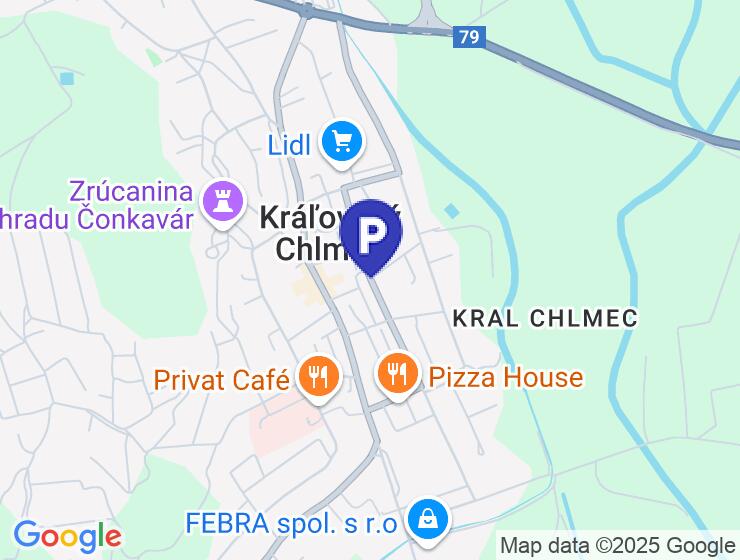 Predaj garáže v centre Kráľovského Chlmca na ulici Lajosa Kossutha