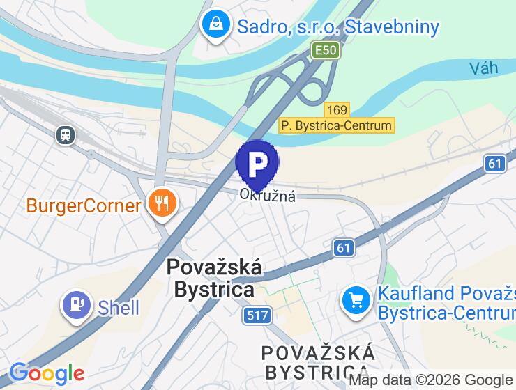 Predaj garáže v Považskej Bystrici, Okružná ulica