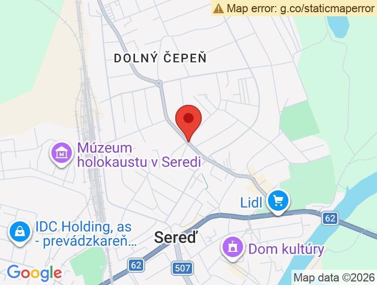 Predaj garáže v Seredi na ulici Čepeňská s dobrou polohou