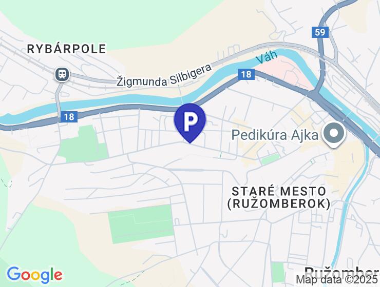 Predaj garáže v širšom centre Ružomberka na ulici D. Makovického