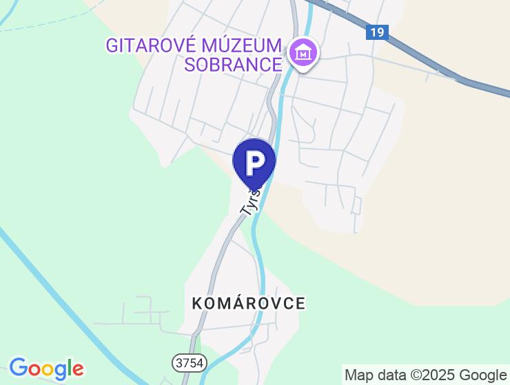 Predaj garáže v Sobranciach na Tyršovej ulici