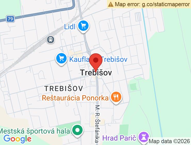 Predaj garáže v Trebišove, lokalita Vojenské Lúčky