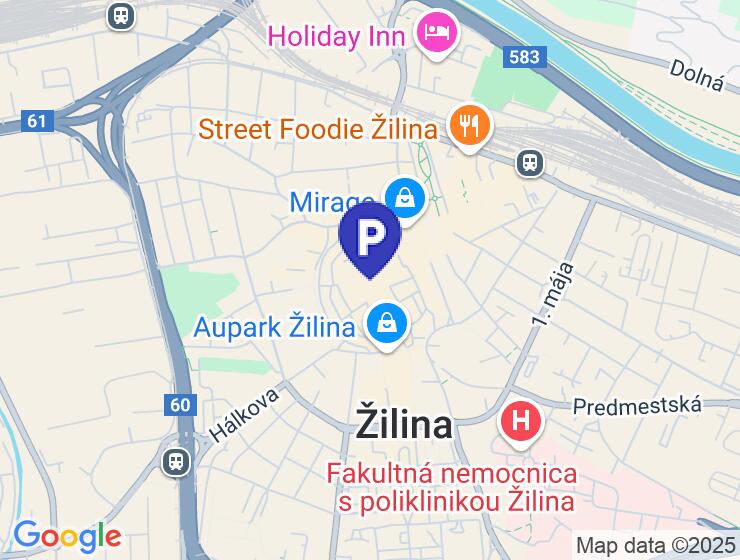 Predaj garážového boxu v parkovacom dome na Hlinách