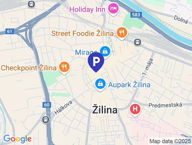 Predaj garážového boxu v parkovacom dome na Hlinách