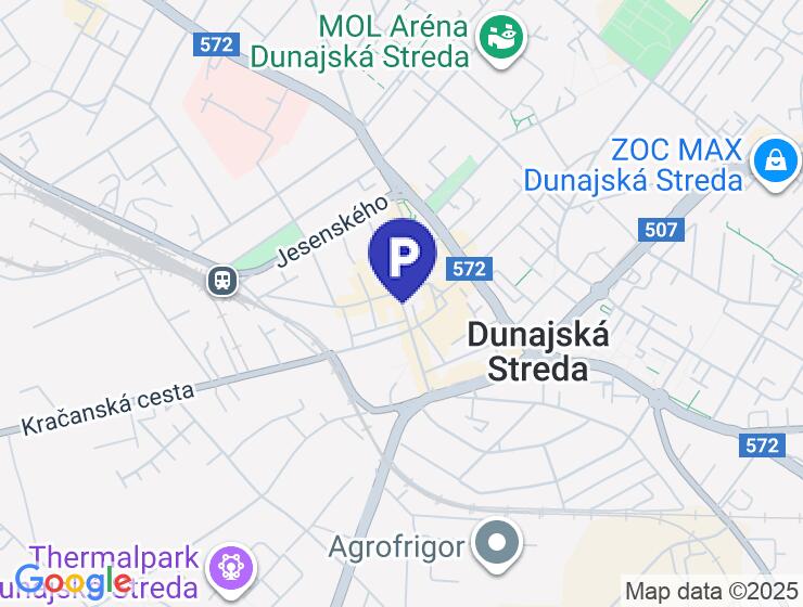 Predaj garážového státia v suteréne bytového domu Rotunda, Dunajská Streda