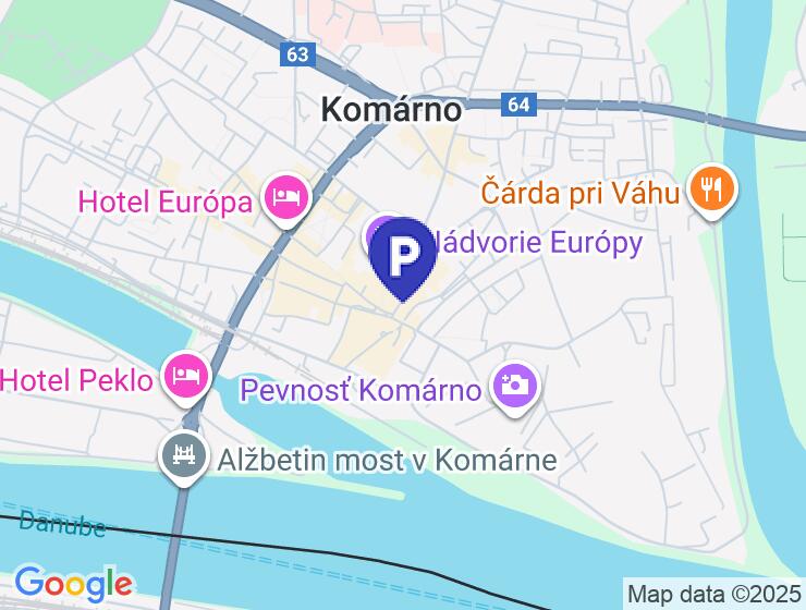 Predaj murovaná garáž s rozlohou 20 m² na ulici Odborárov v Komárne