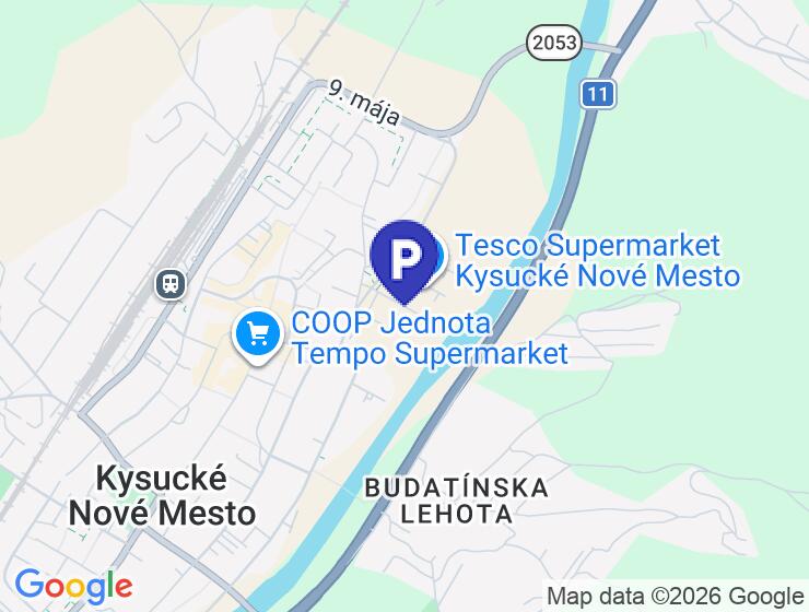 Predaj parkovacieho miesta 300 m od centra Kysuckého Nového Mesta