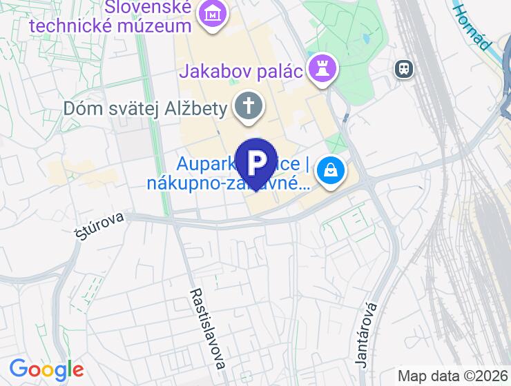 Predaj parkovacieho miesta na Pribinovej 2 v Košiciach