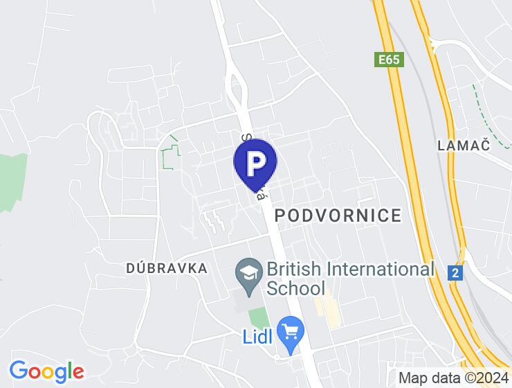 Predaj parkovacieho miesta pre obytné vozidlo v Bratislave