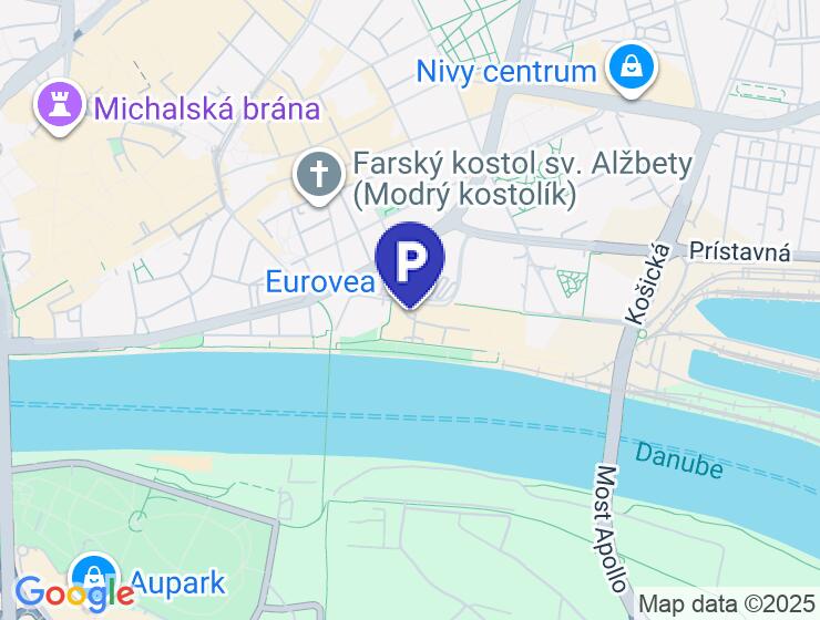 Predaj parkovacieho státia v Eurovea Riverside, Bratislava