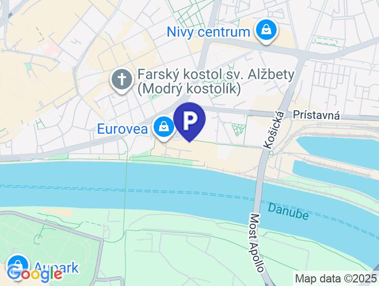 Predaj parkovacieho státia v Eurovea Riverside, Bratislava