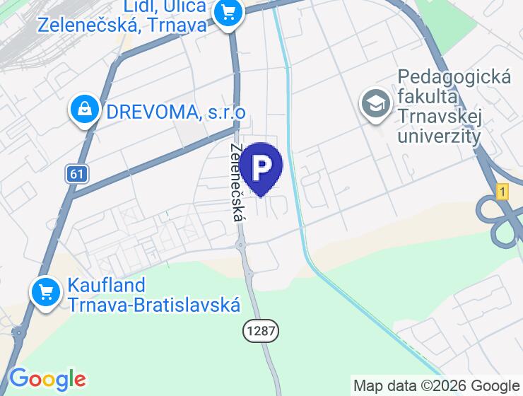 Predaj parkovacieho státia v podzemnej garáži v Trnave - MIKO