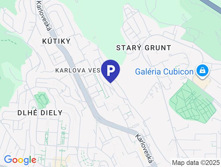 Predaj pozemku na parkovanie v Karlovej Vsi, BA IV.