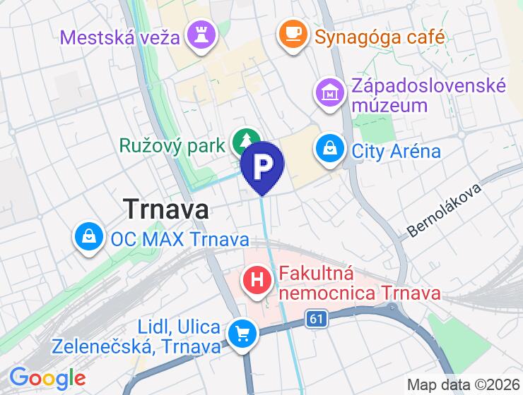 Predaj priestrannej garáže v Trnave na Kollárovej ulici