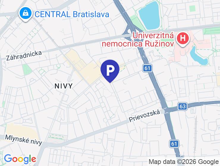 Predaj samostatnej garáže na ulici Ružová dolina, Bratislava