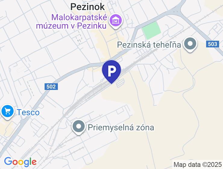 Predaj samostatnej garáže na ulici Za dráhou v Pezinku