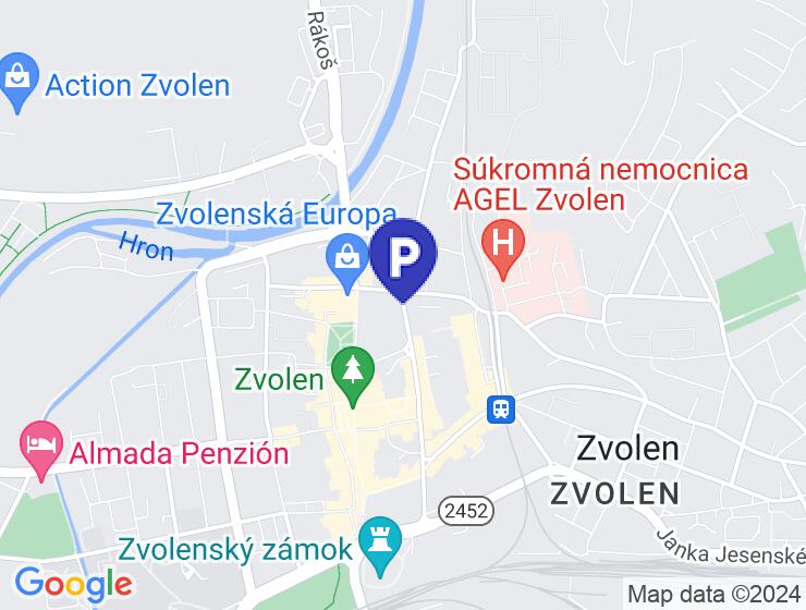 Predaj veľkej garáže v centre Zvolena