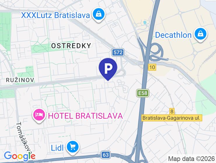 Predaj vnútorného parkovacieho miesta v podzemnej garáži v Ružinove