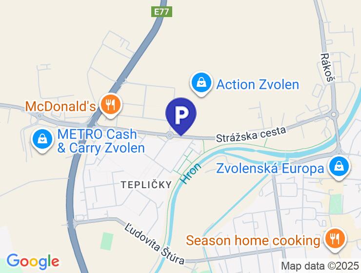 Predaj vnútorného parkovacieho miesta vo Zvolene - Západ